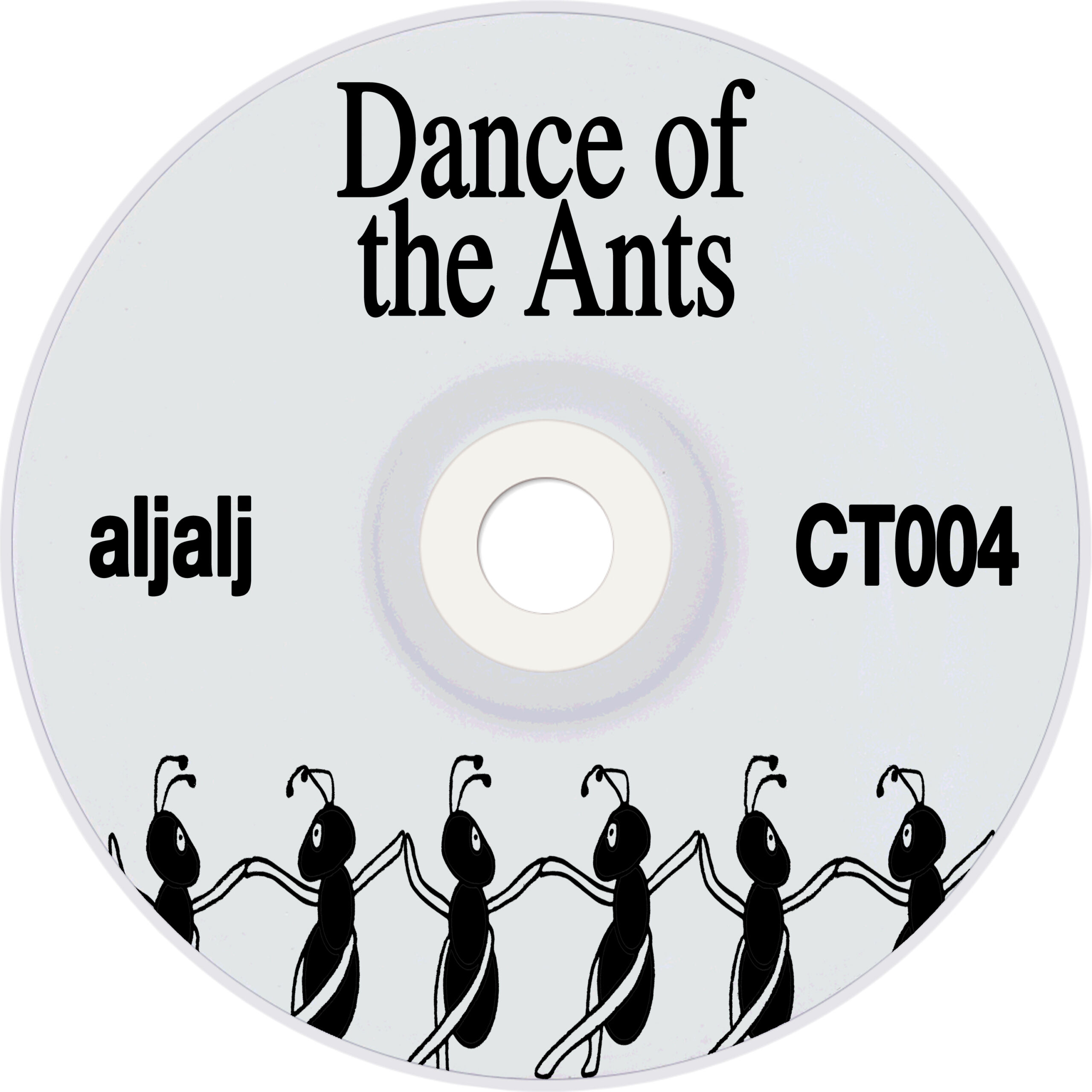 Cover Artwork of the track Dance of the Ants by aljalj. Dancing ants in a row.